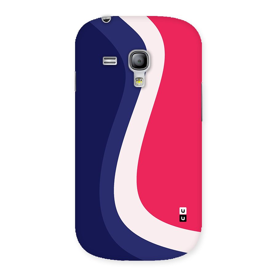 Colorful Wavy Print Back Case for Galaxy S3 Mini