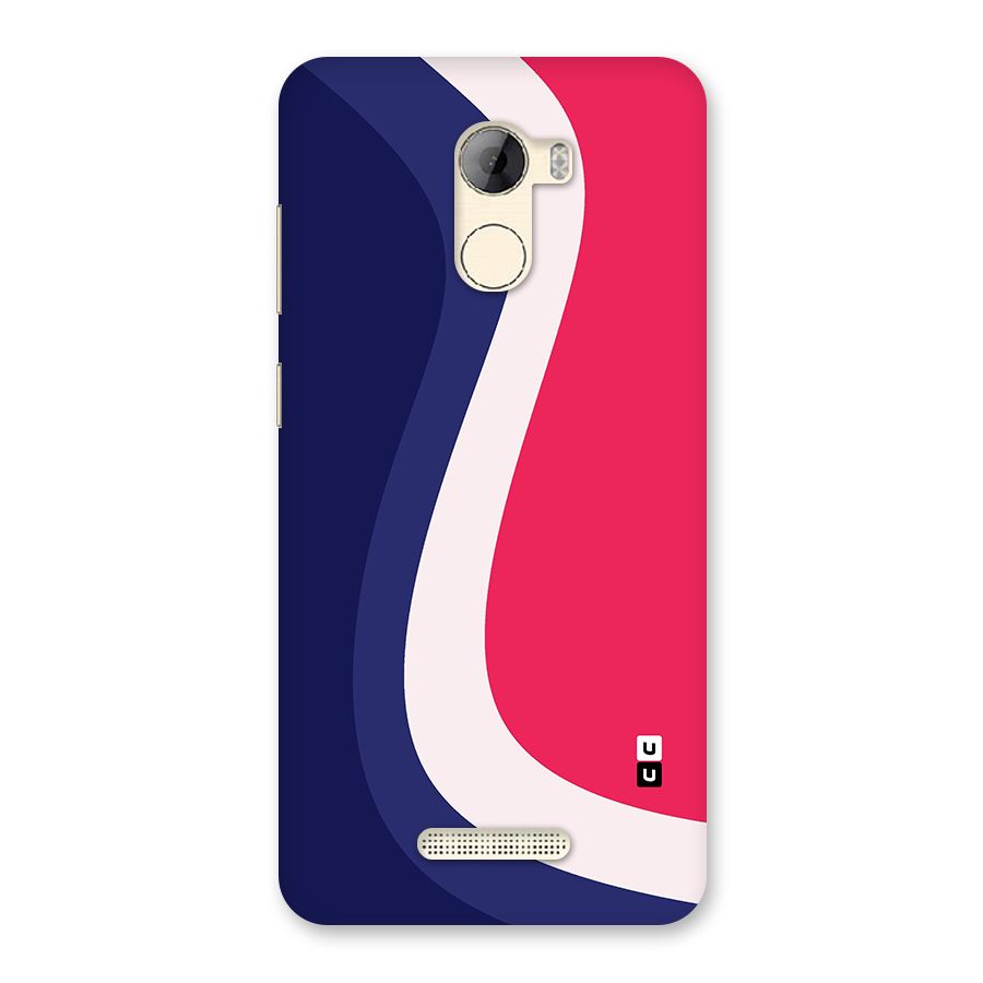 Colorful Wavy Print Back Case for Gionee A1 LIte