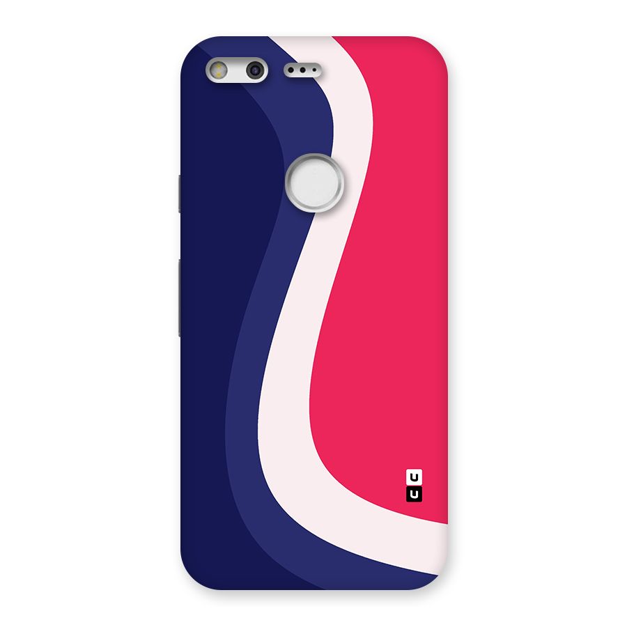 Colorful Wavy Print Back Case for Google Pixel