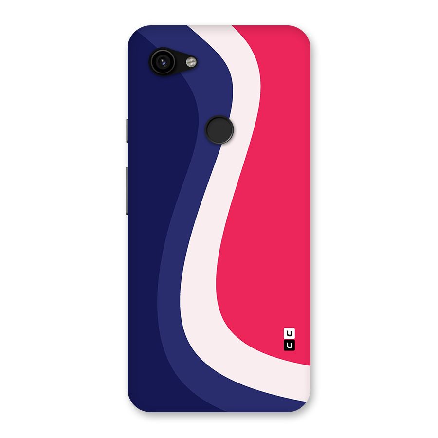 Colorful Wavy Print Back Case for Google Pixel 3a XL