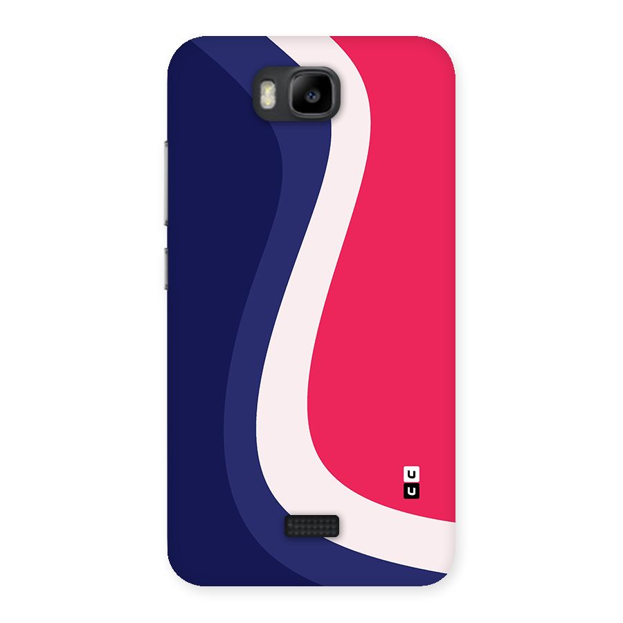 Colorful Wavy Print Back Case for Honor Bee