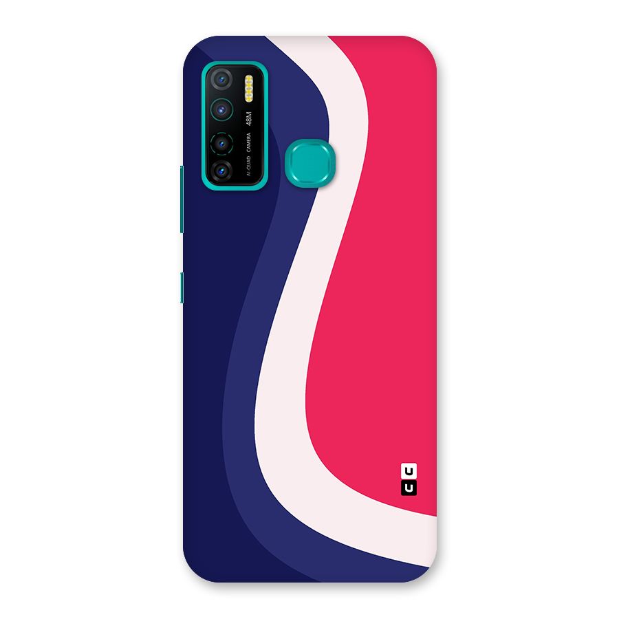 Colorful Wavy Print Back Case for Infinix Hot 9 Pro
