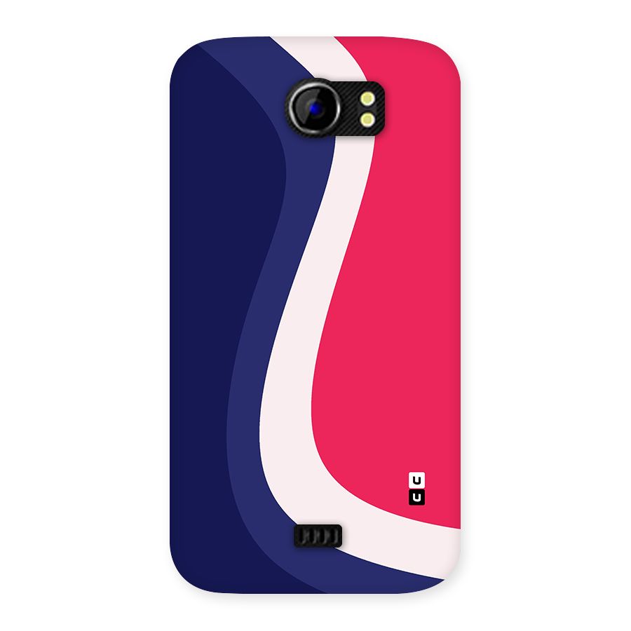 Colorful Wavy Print Back Case for Micromax Canvas 2 A110