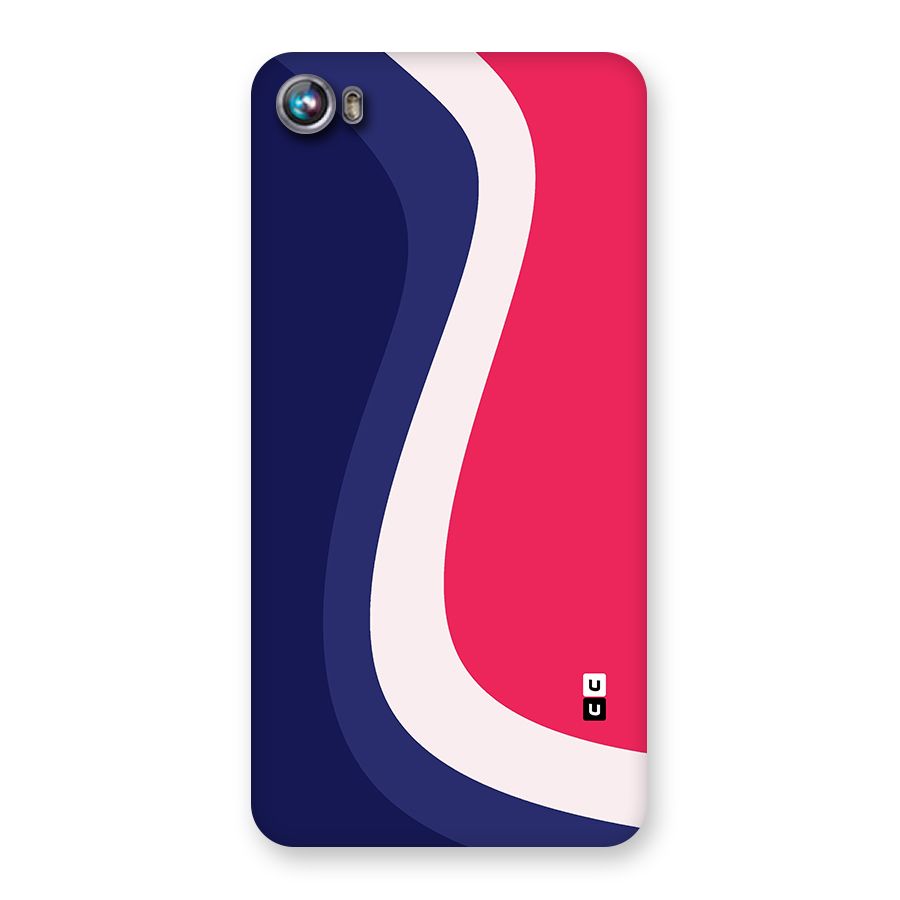 Colorful Wavy Print Back Case for Micromax Canvas Fire 4 A107