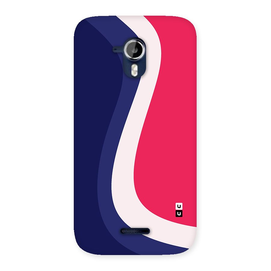 Colorful Wavy Print Back Case for Micromax Canvas Magnus A117