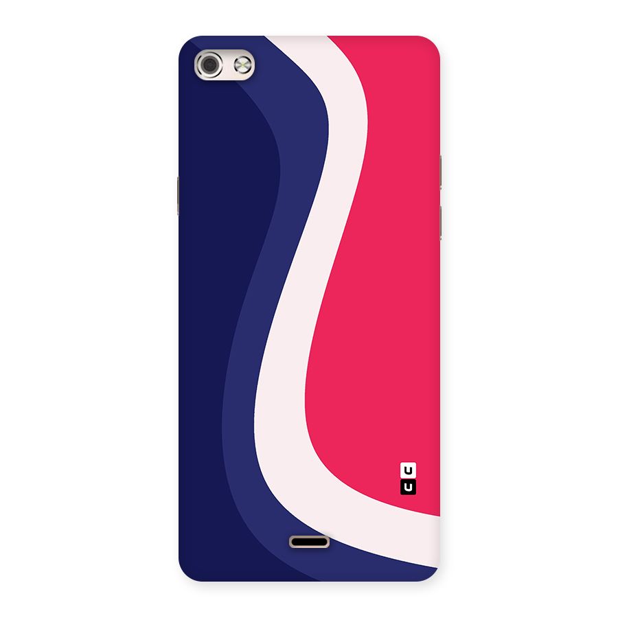 Colorful Wavy Print Back Case for Micromax Canvas Silver 5