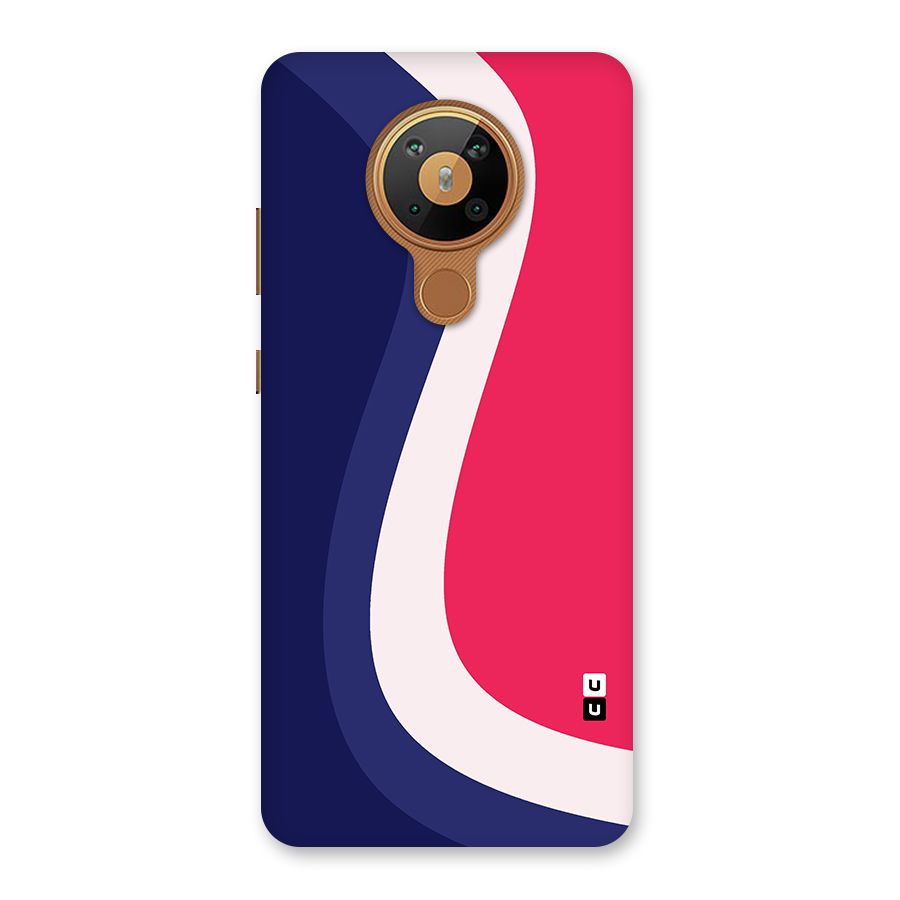 Colorful Wavy Print Back Case for Nokia 5.3