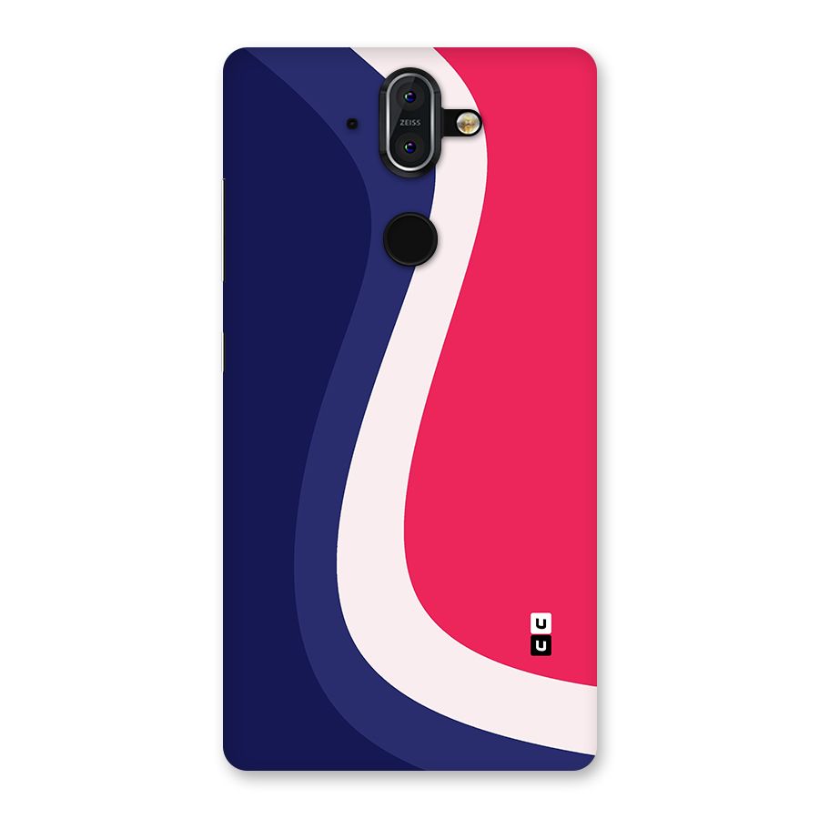 Colorful Wavy Print Back Case for Nokia 8 Sirocco