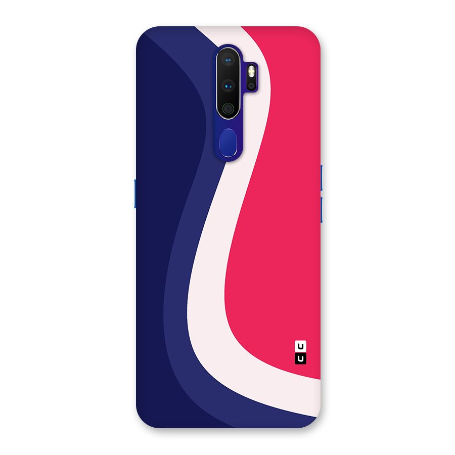 Colorful Wavy Print Back Case for Oppo A9 (2020)