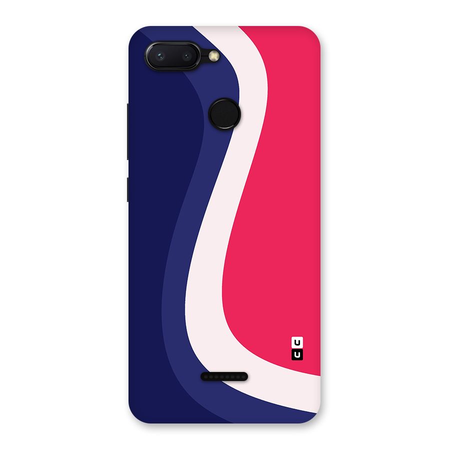 Colorful Wavy Print Back Case for Redmi 6