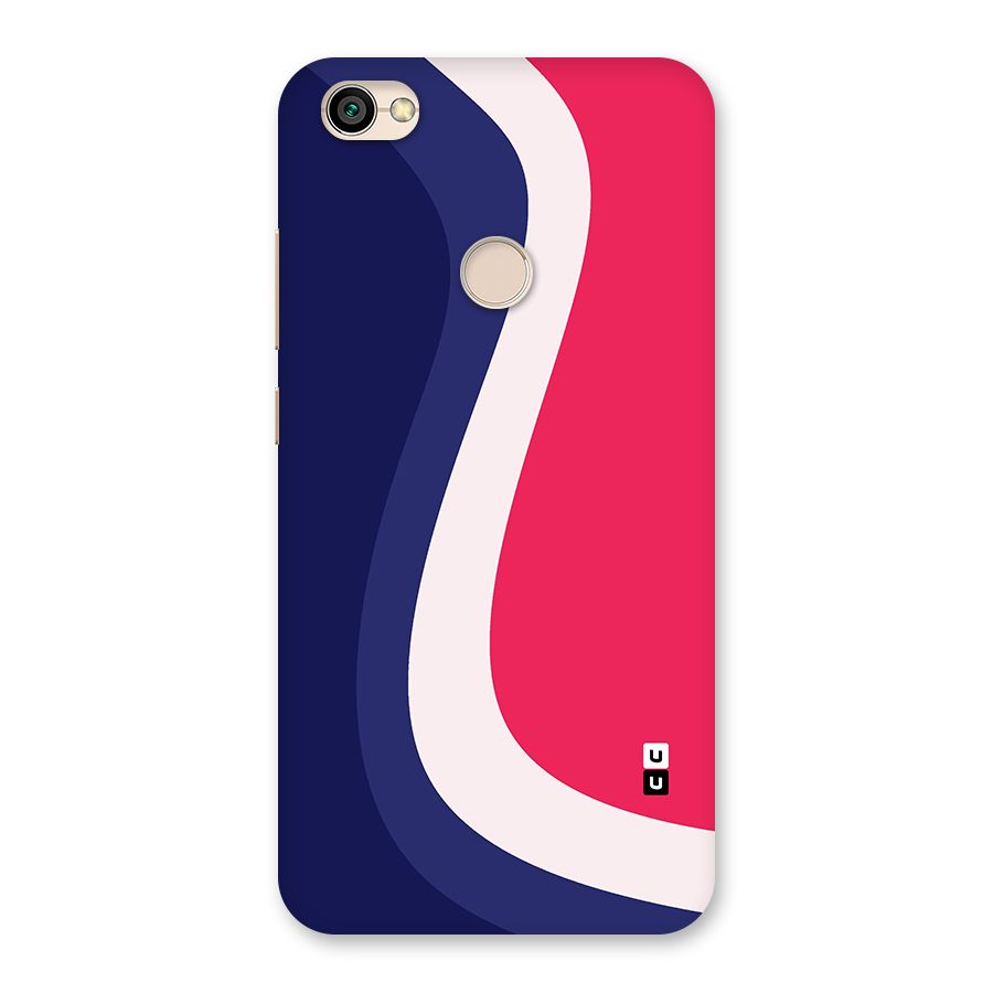 Colorful Wavy Print Back Case for Redmi Y1 2017