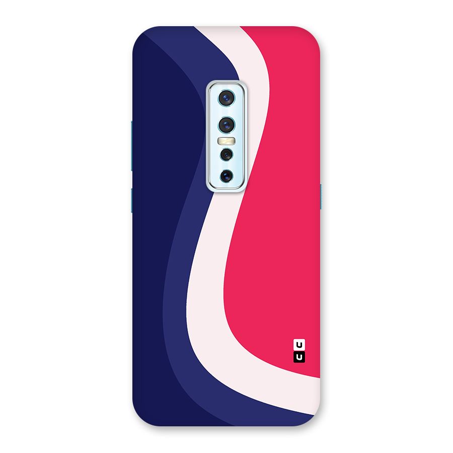 Colorful Wavy Print Back Case for Vivo V17 Pro
