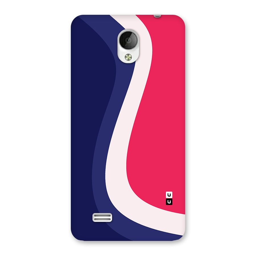 Colorful Wavy Print Back Case for Vivo Y21