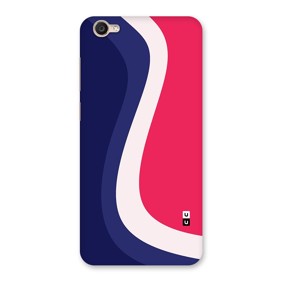Colorful Wavy Print Back Case for Vivo Y55s