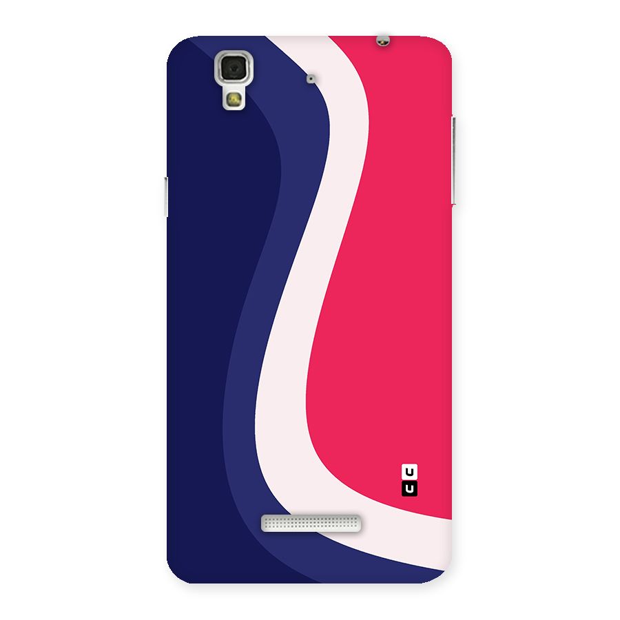 Colorful Wavy Print Back Case for YU Yureka Plus