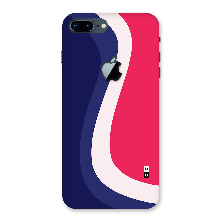 Colorful Wavy Print Back Case for iPhone 7 Plus Apple Cut