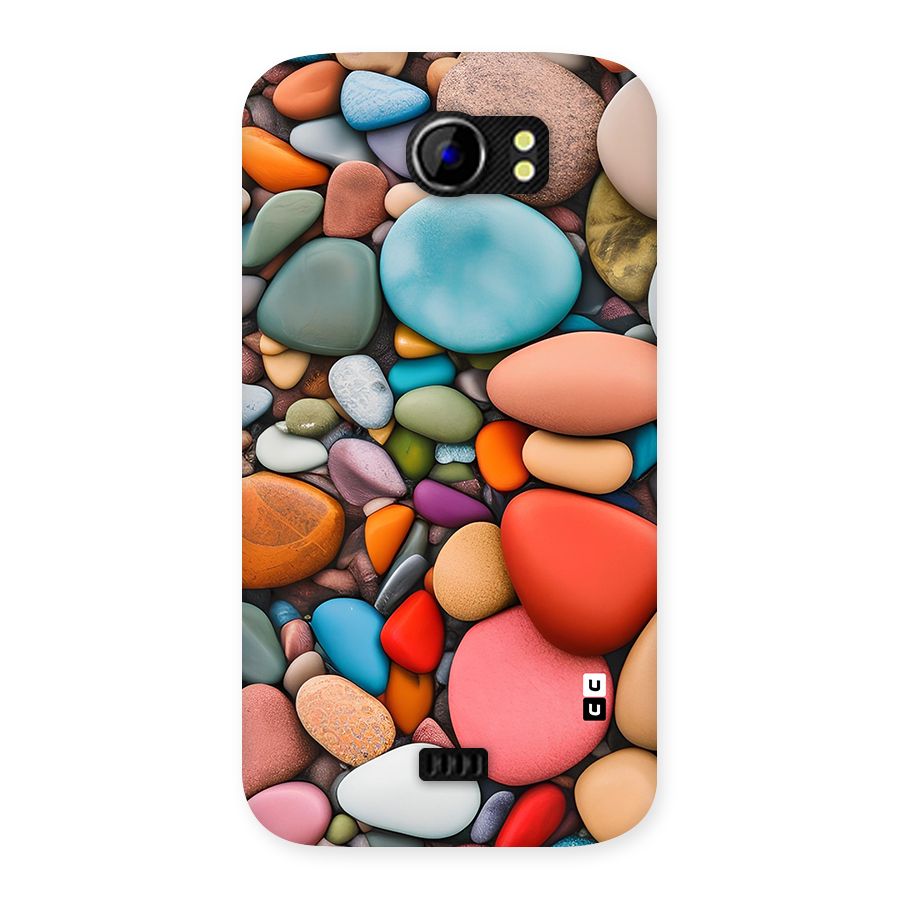 Colourful Stones Back Case for Canvas 2 A110