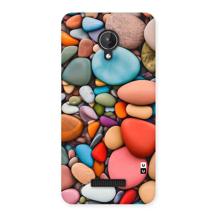 Colourful Stones Back Case for Canvas Spark Q380