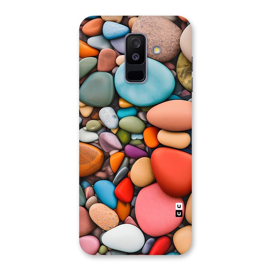 Colourful Stones Back Case for Galaxy A6 Plus