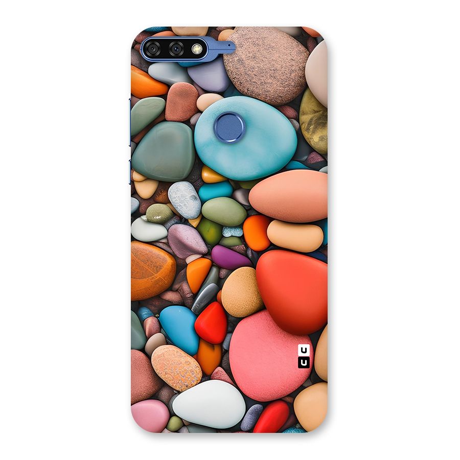 Colourful Stones Back Case for Honor 7C