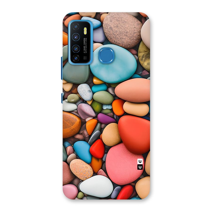 Colourful Stones Back Case for Infinix Hot 9