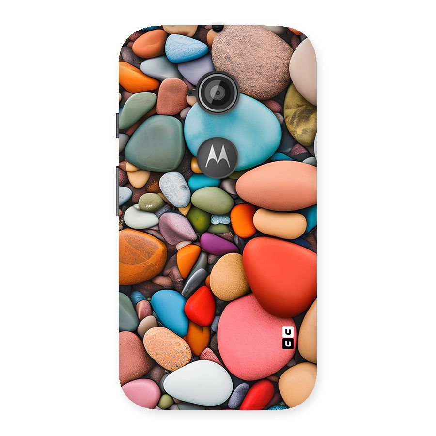 Colourful Stones Back Case for Moto E 2nd Gen