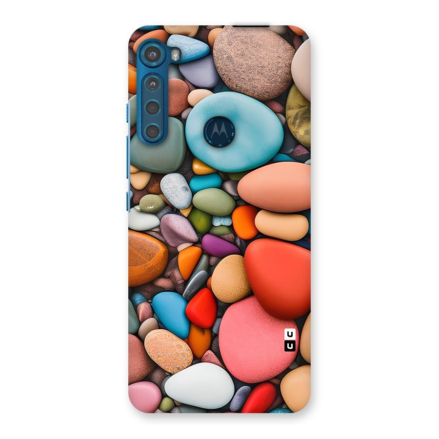 Colourful Stones Back Case for Motorola One Fusion Plus