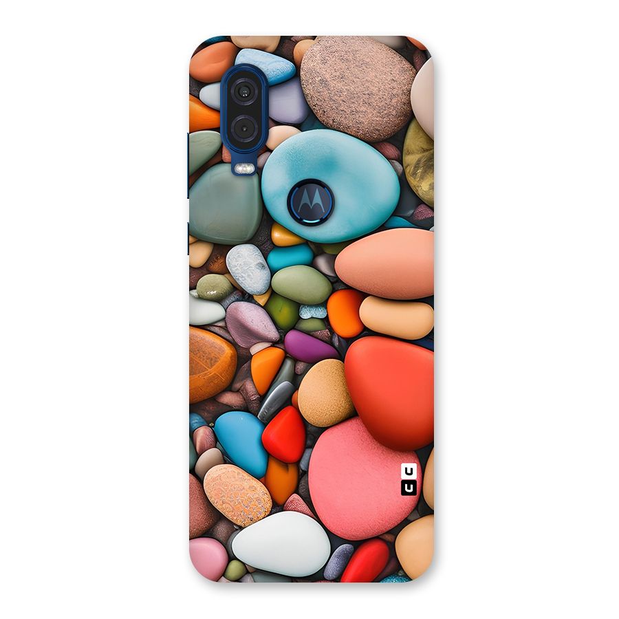 Colourful Stones Back Case for Motorola One Vision