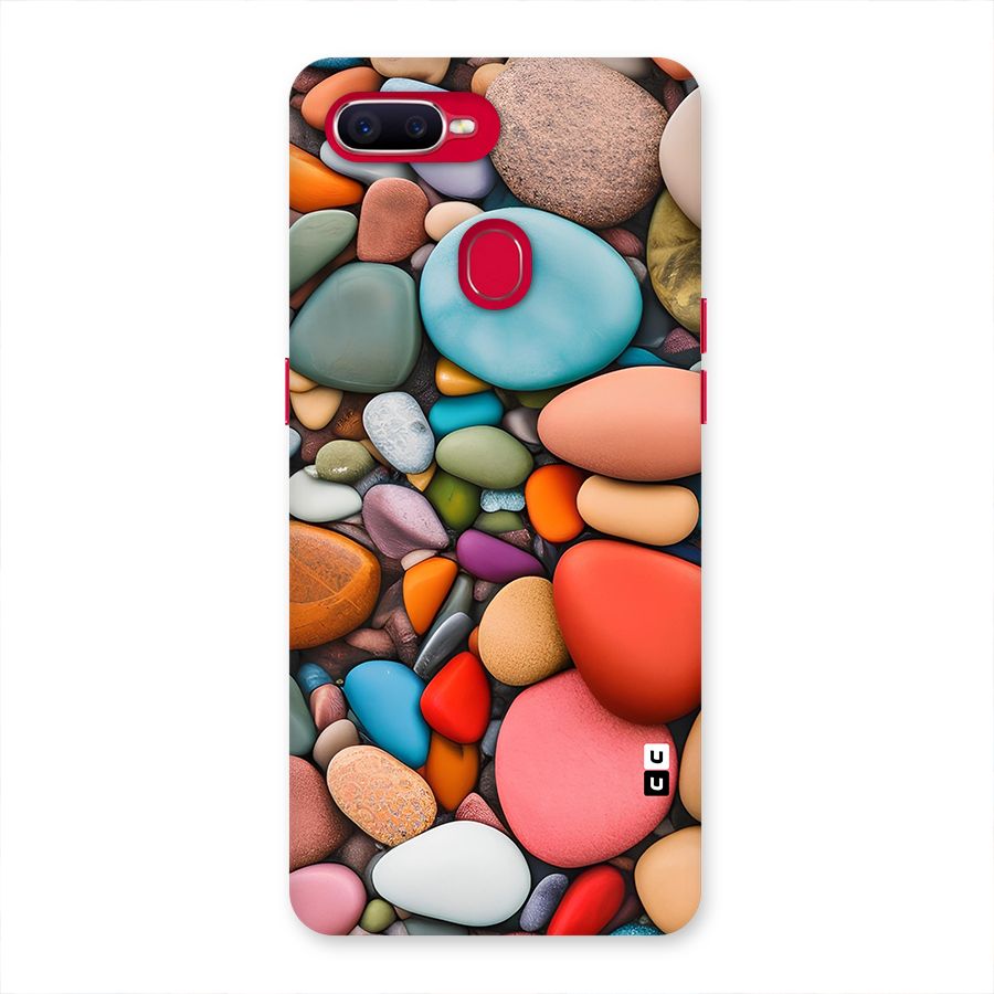 Colourful Stones Back Case for Oppo F9 Pro