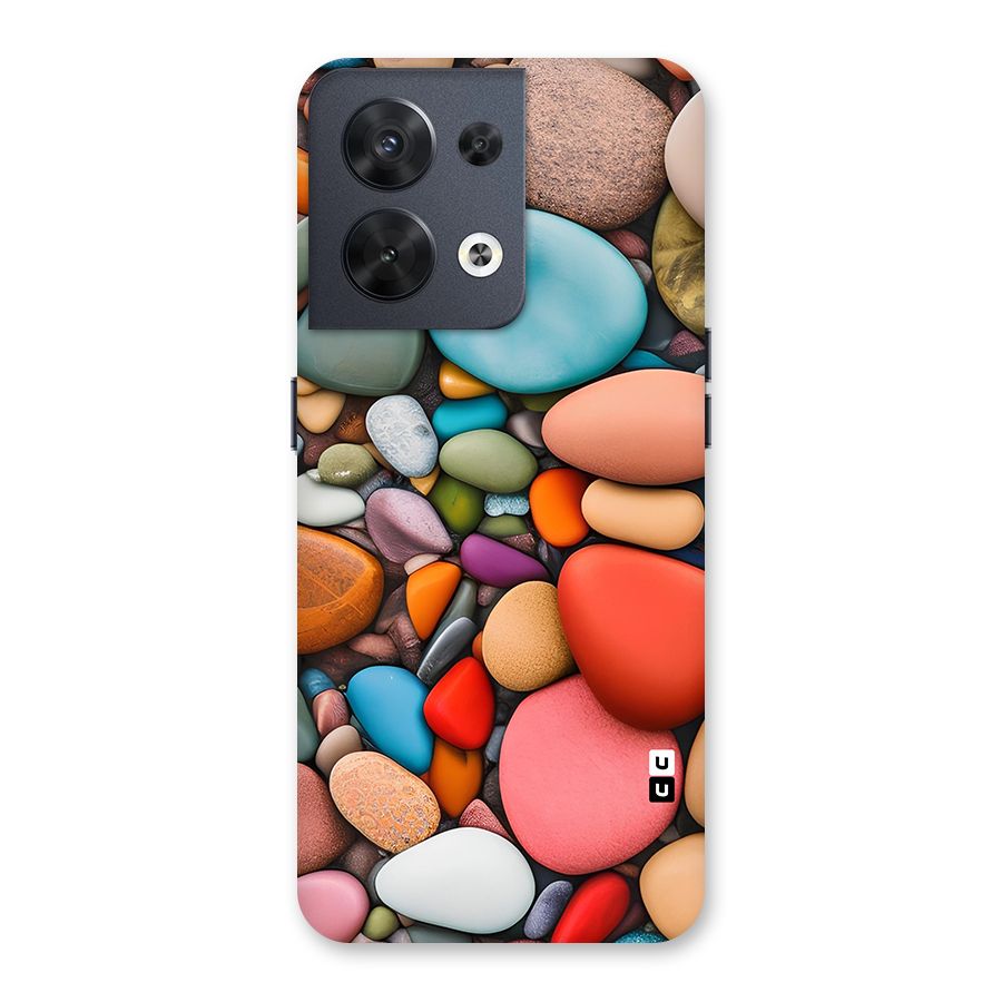 Colourful Stones Back Case for Oppo Reno8 5G