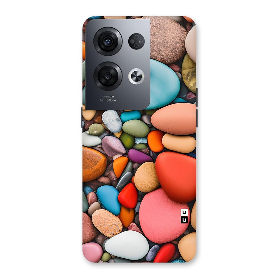 Colourful Stones Back Case for Oppo Reno8 Pro 5G