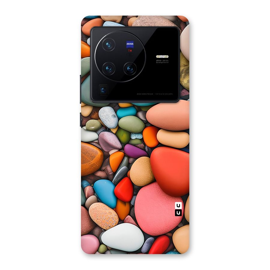 Colourful Stones Back Case for Vivo X80 Pro