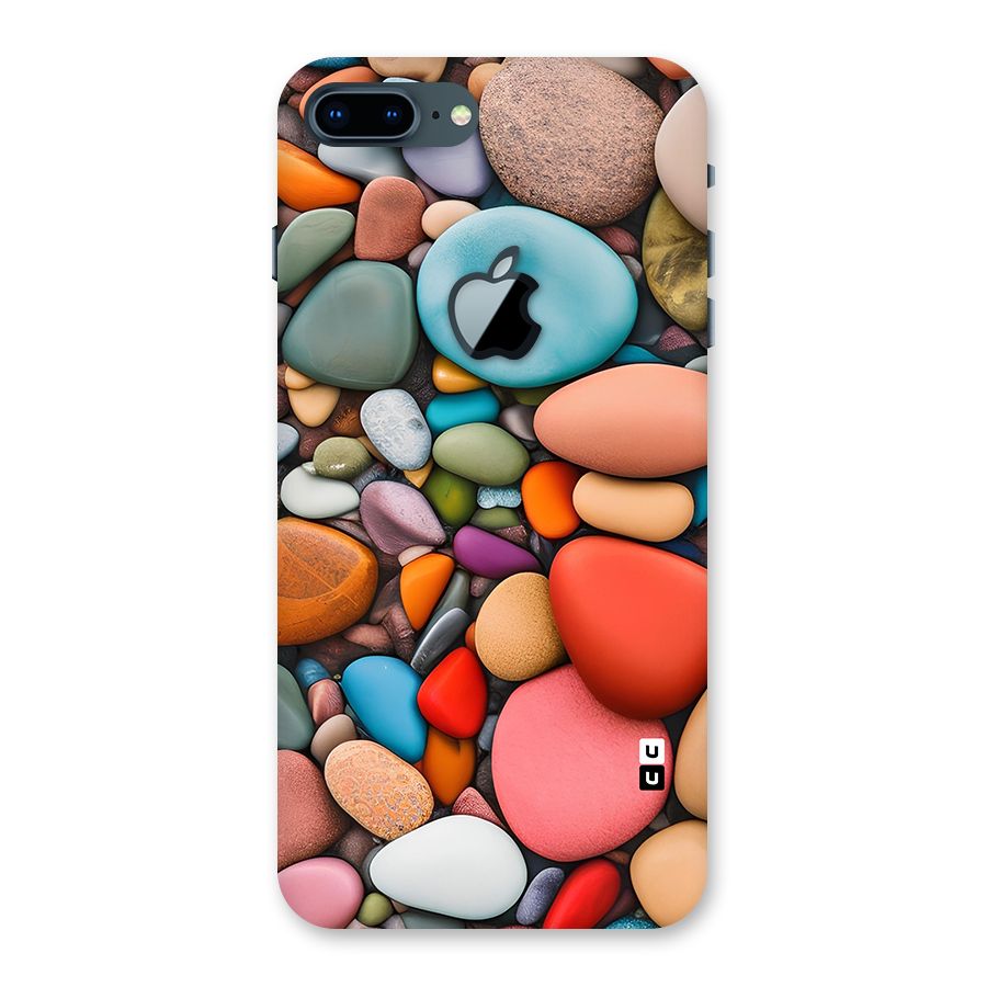 Colourful Stones Back Case for iPhone 7 Plus Apple Cut