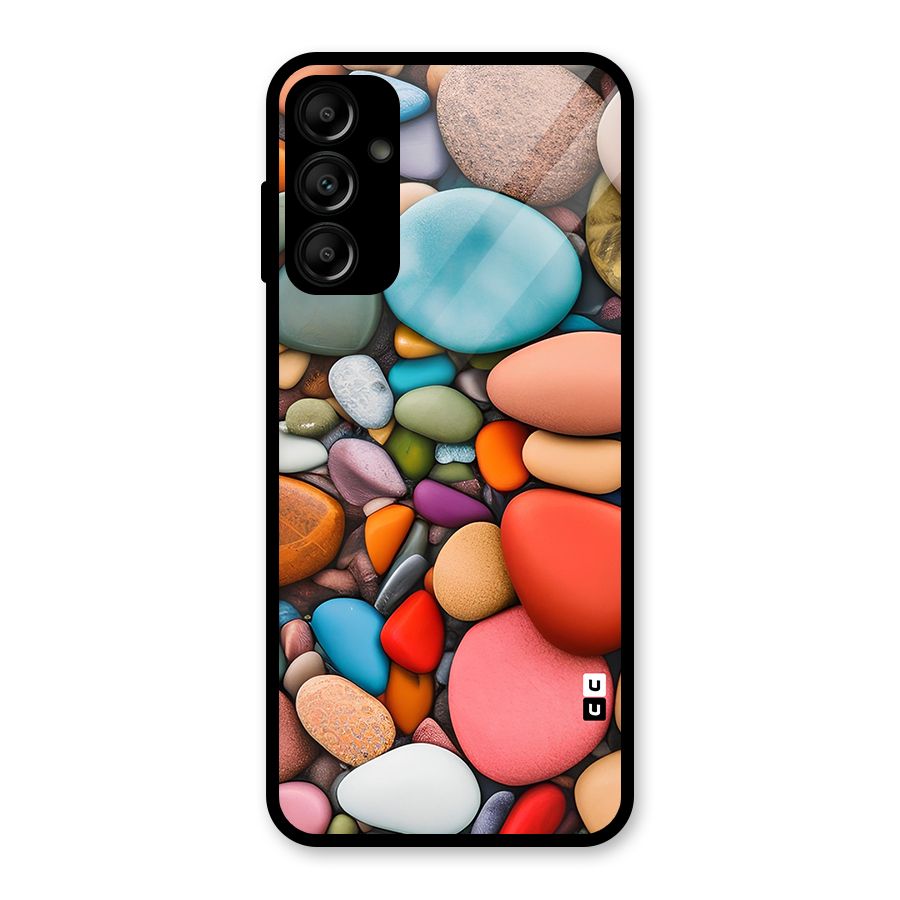 Colourful Stones Glass Back Case for Galaxy A14 5G