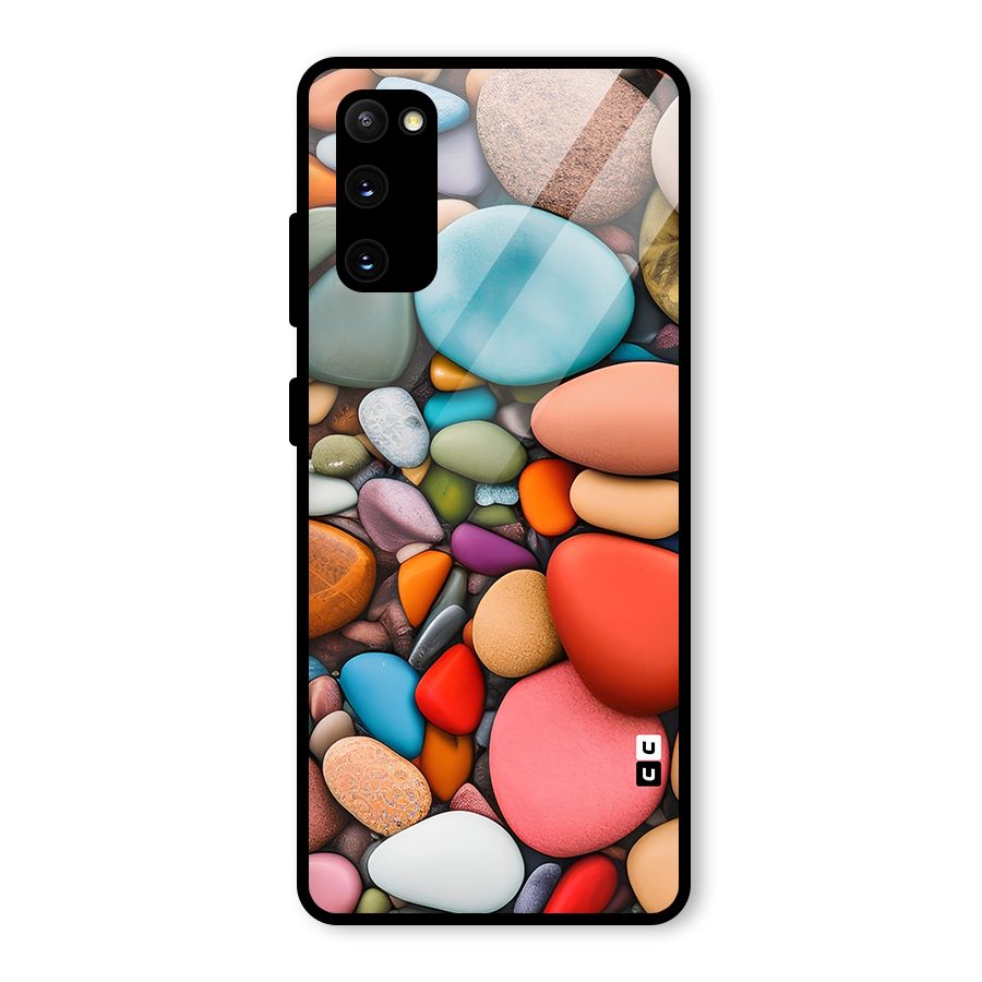 Colourful Stones Glass Back Case for Galaxy S20 FE