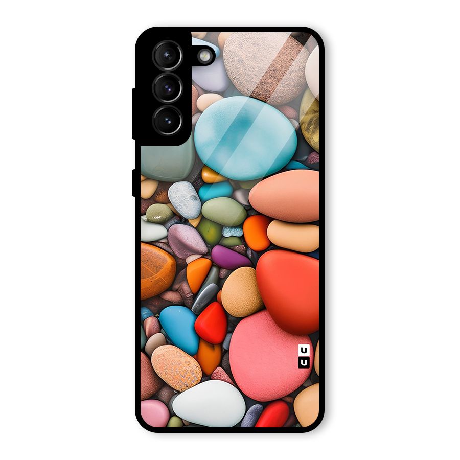 Colourful Stones Glass Back Case for Galaxy S21 Plus