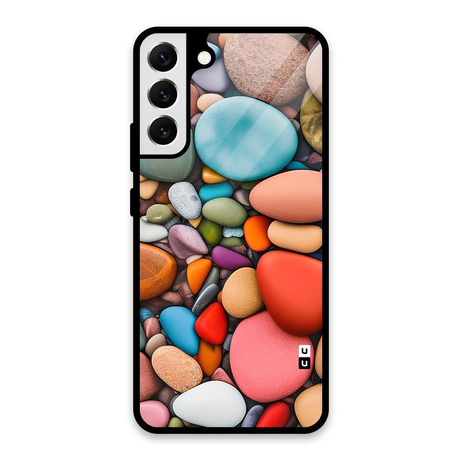 Colourful Stones Glass Back Case for Galaxy S22 Plus 5G