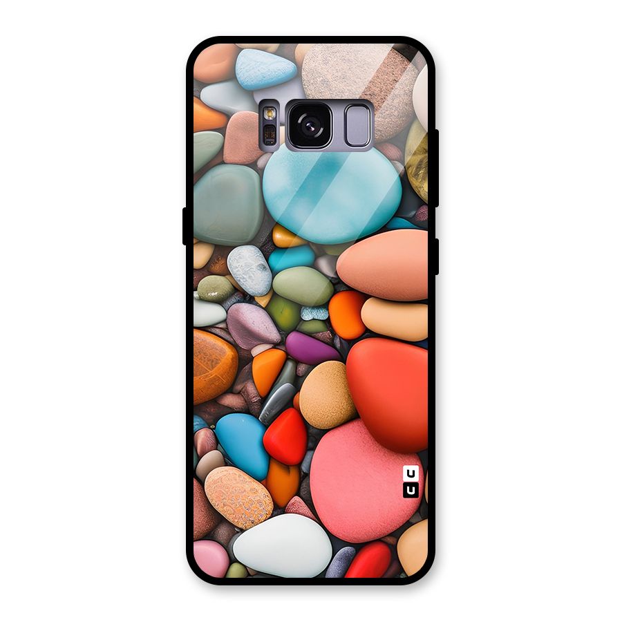 Colourful Stones Glass Back Case for Galaxy S8