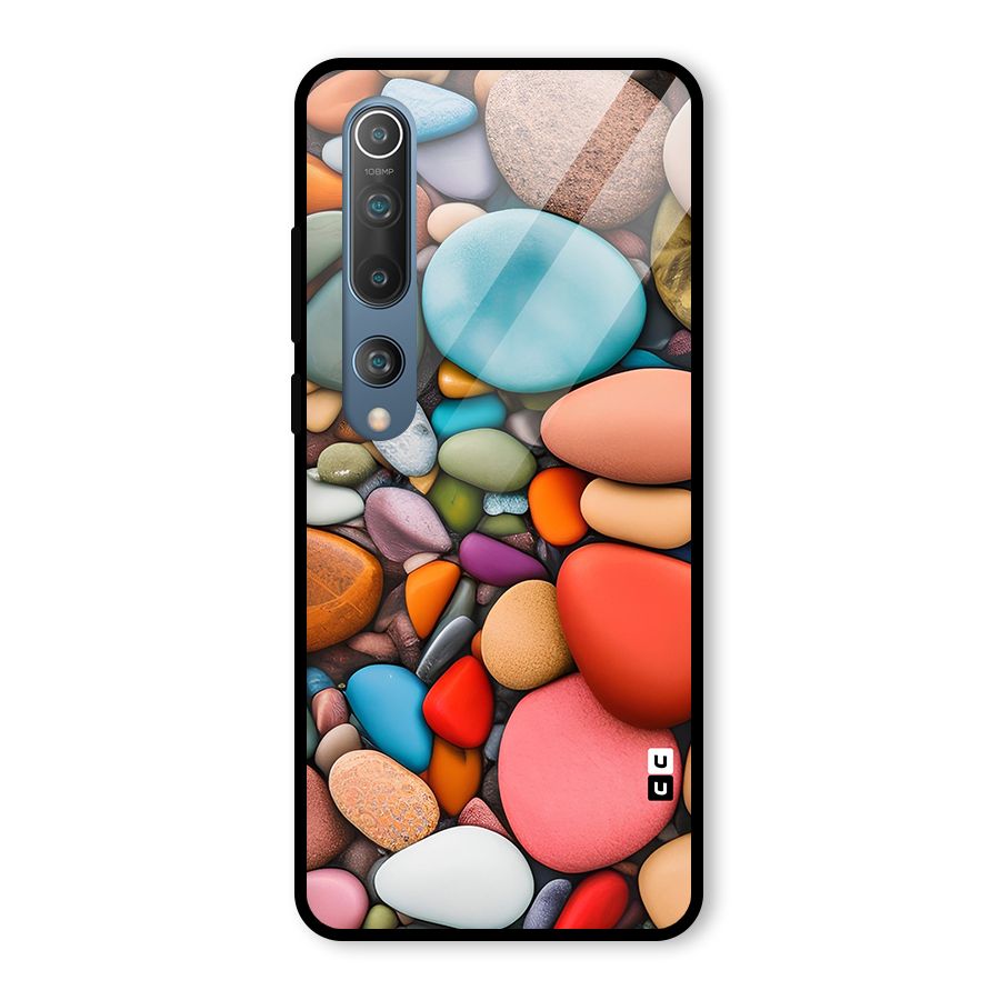 Colourful Stones Glass Back Case for Mi 10