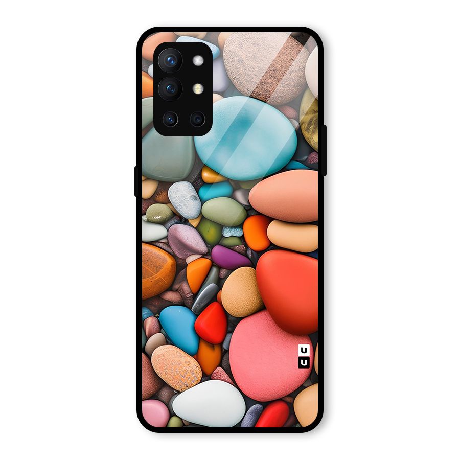 Colourful Stones Glass Back Case for OnePlus 9R