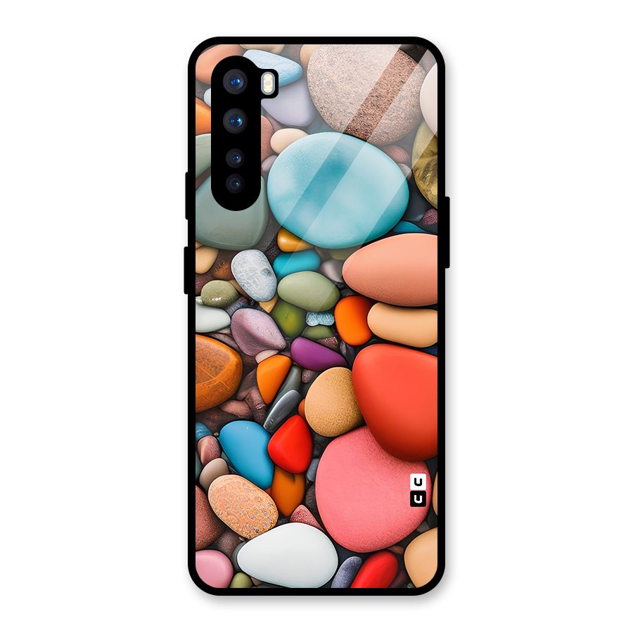 Colourful Stones Glass Back Case for OnePlus Nord