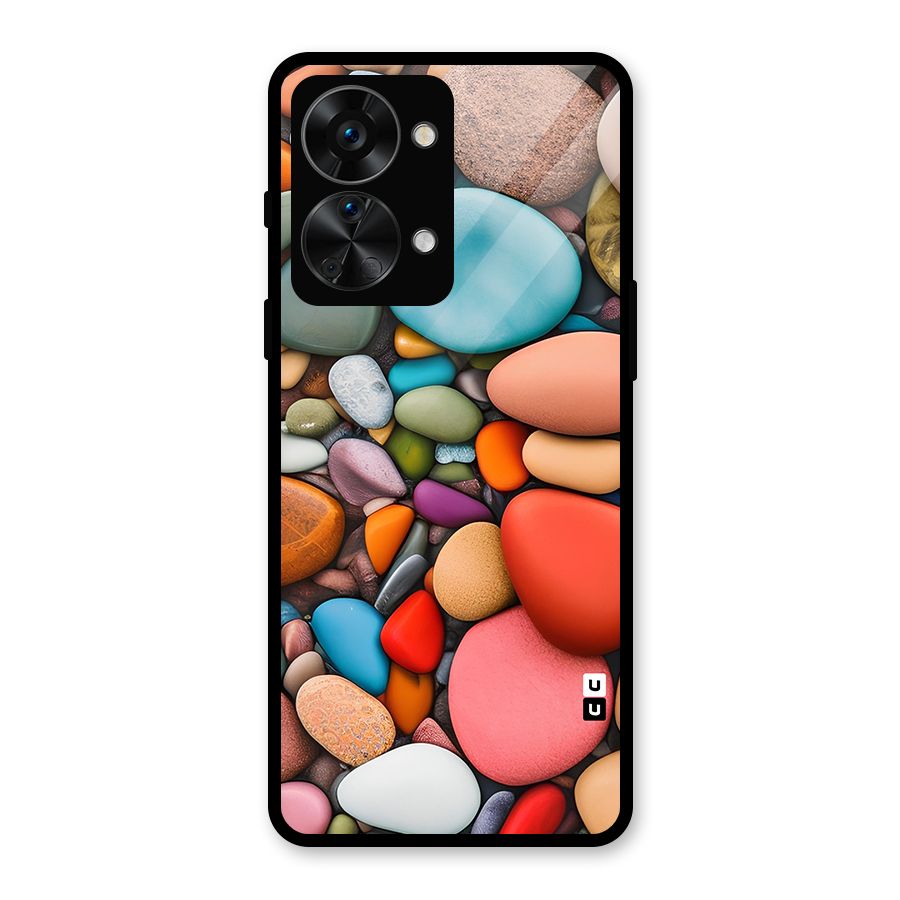 Colourful Stones Glass Back Case for OnePlus Nord 2T