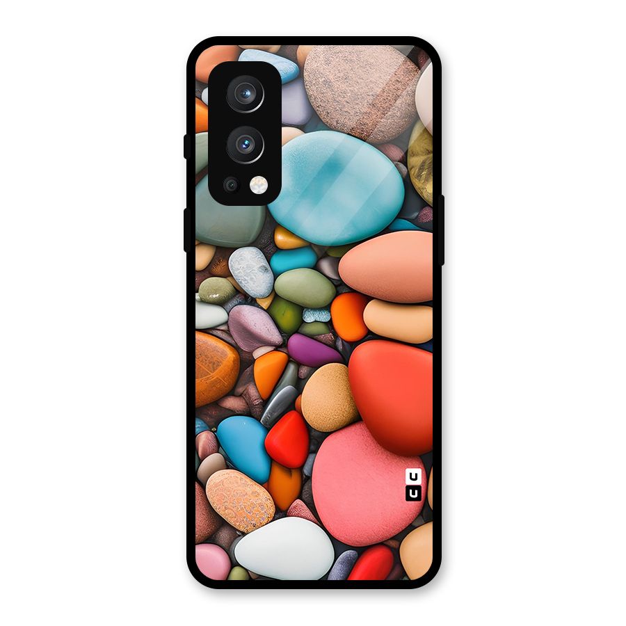 Colourful Stones Glass Back Case for OnePlus Nord 2 5G