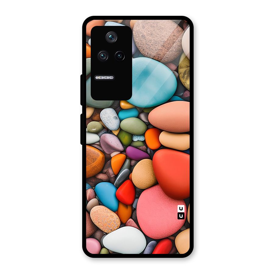 Colourful Stones Glass Back Case for Poco F4 5G