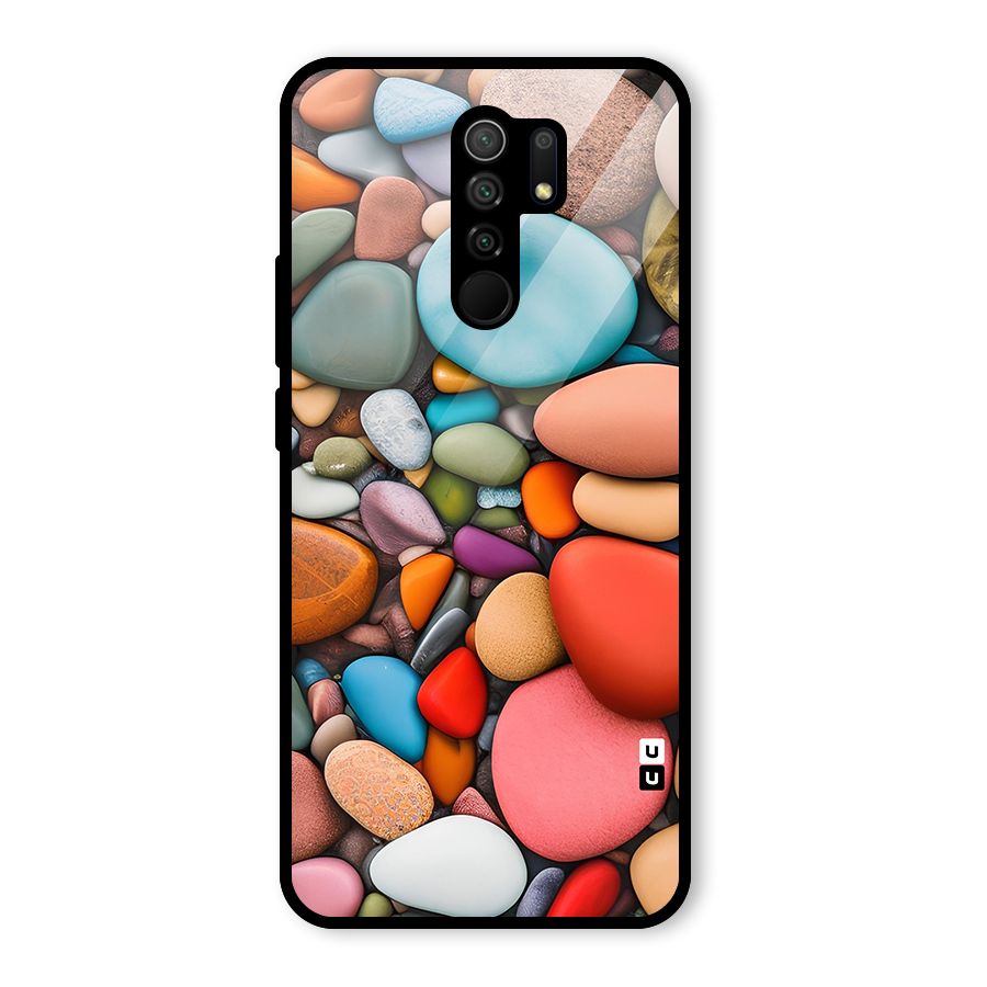 Colourful Stones Glass Back Case for Poco M2