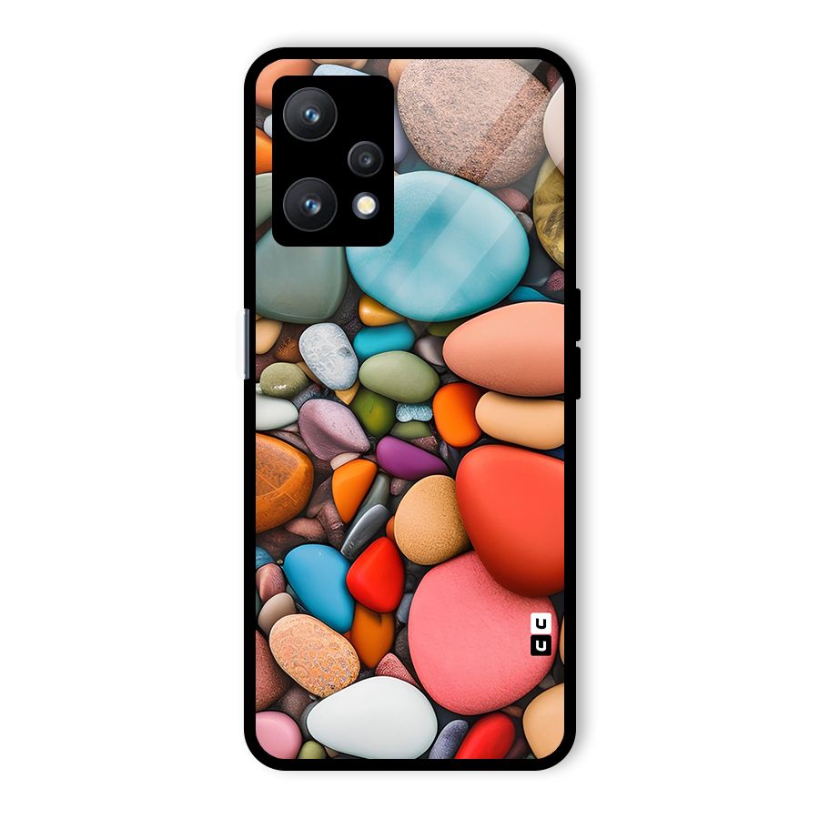Colourful Stones Glass Back Case for Realme 9 Pro 5G