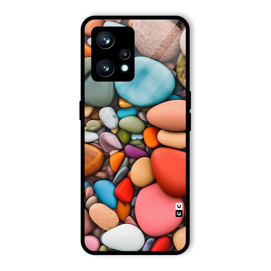 Colourful Stones Glass Back Case for Realme 9 Pro Plus 5G