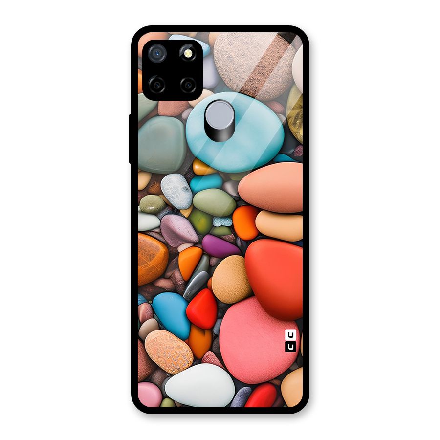 Colourful Stones Glass Back Case for Realme Narzo 30A