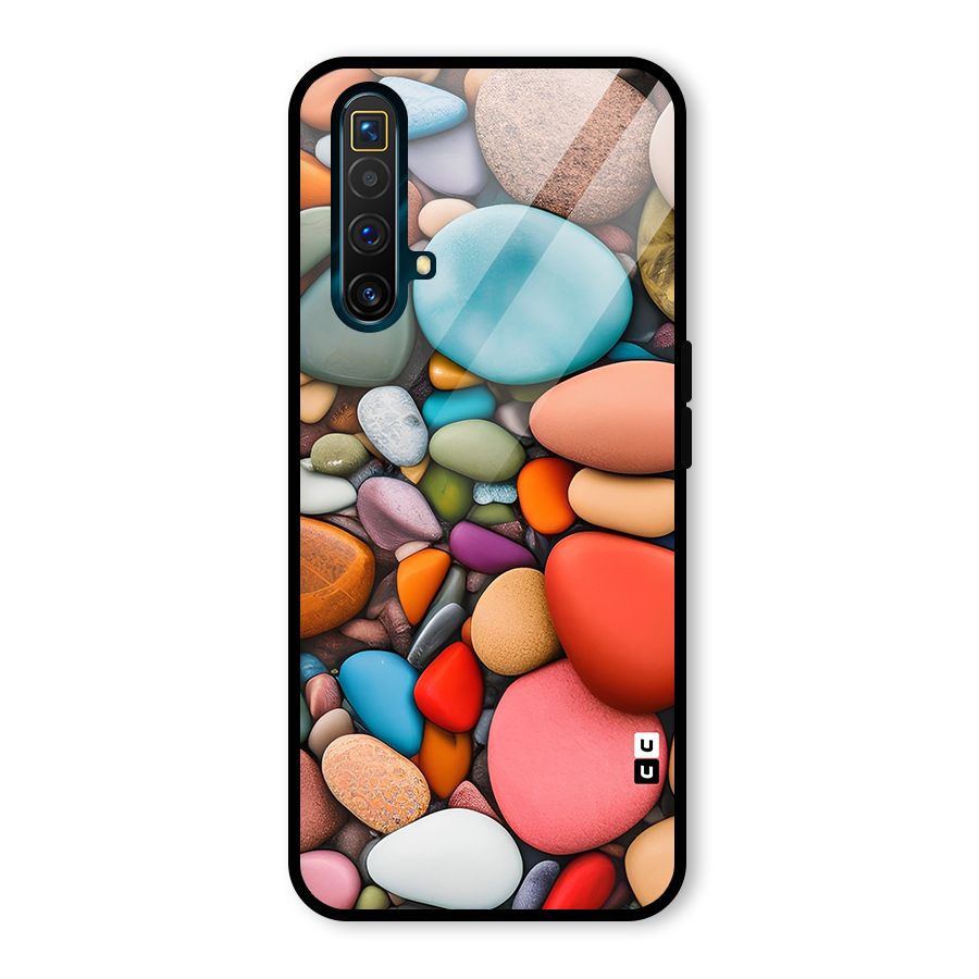 Colourful Stones Glass Back Case for Realme X3