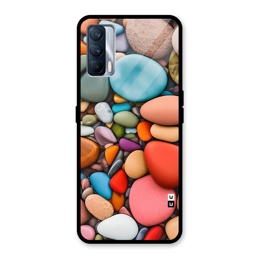 Colourful Stones Glass Back Case for Realme X7